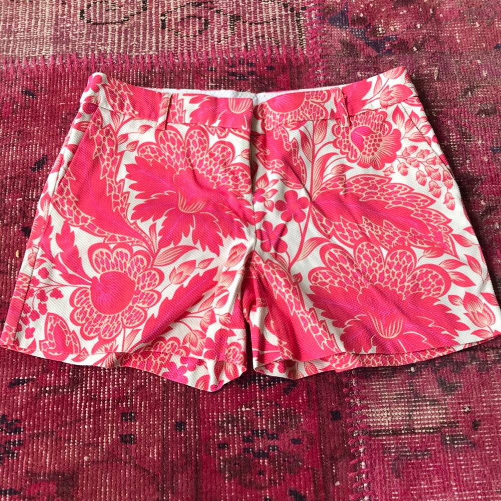 Kenar Pink and White Shorts